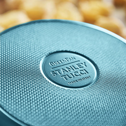 Stanley Tucci™ Ceramic Nonstick 8", 10" and 12" Frypan Set | Venetian Teal
