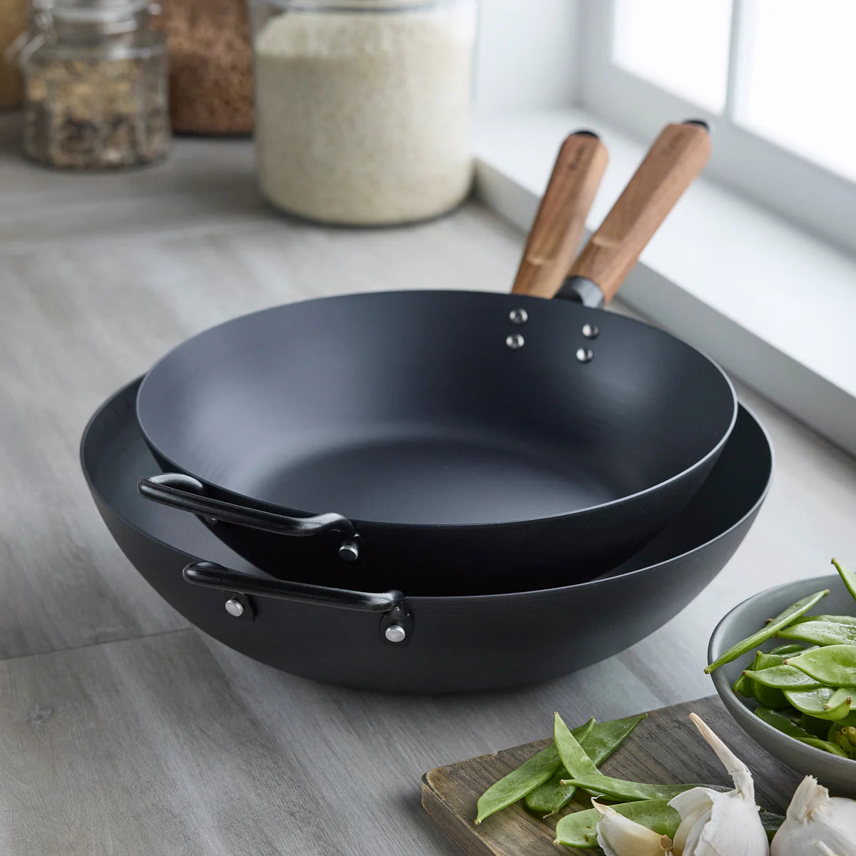 Kyoto Carbon Steel 14" Wok