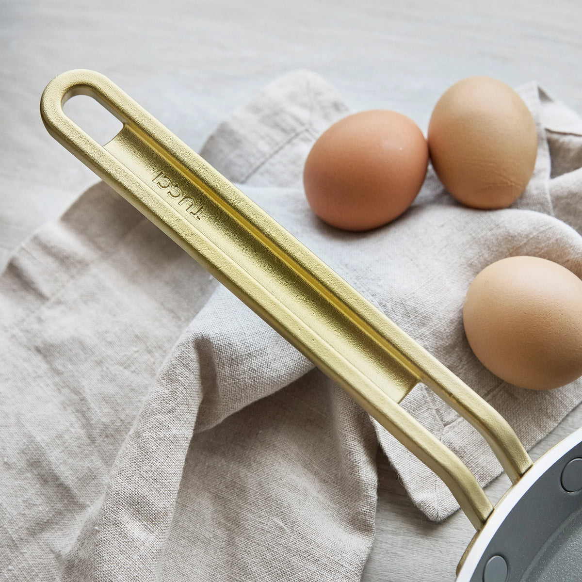 Stanley Tucci™ Ceramic Nonstick 10" Crepe and Omelette Pan | Venetian Teal