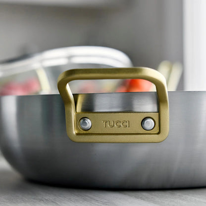 Stanley Tucci™ Uncoated Stainless Steel 6.5-Quart Stanley Pan with Lid