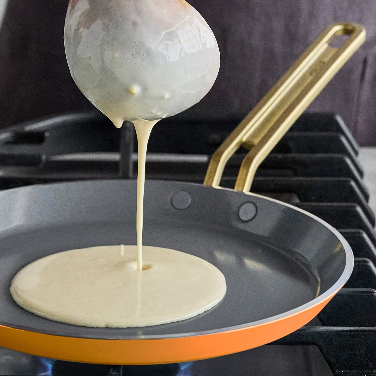 Stanley Tucci™ Ceramic Nonstick 10" Crepe and Omelette Pan | Roma Gold