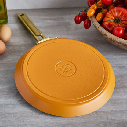 Stanley Tucci™ Ceramic Nonstick 10" Crepe and Omelette Pan | Roma Gold