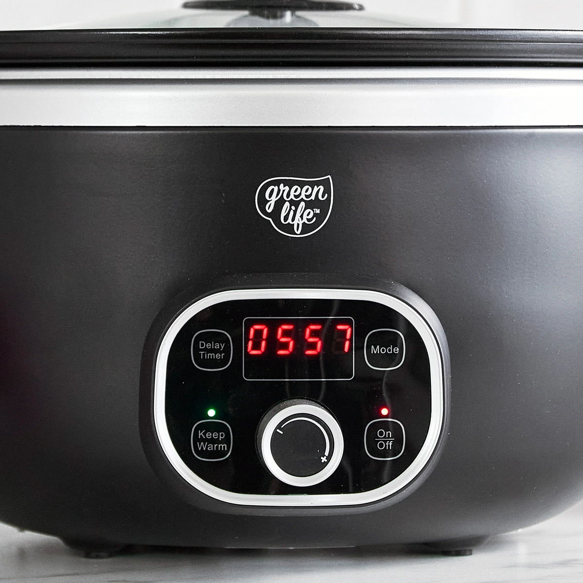 GreenLife Healthy 8-Quart Slow Cooker | Black