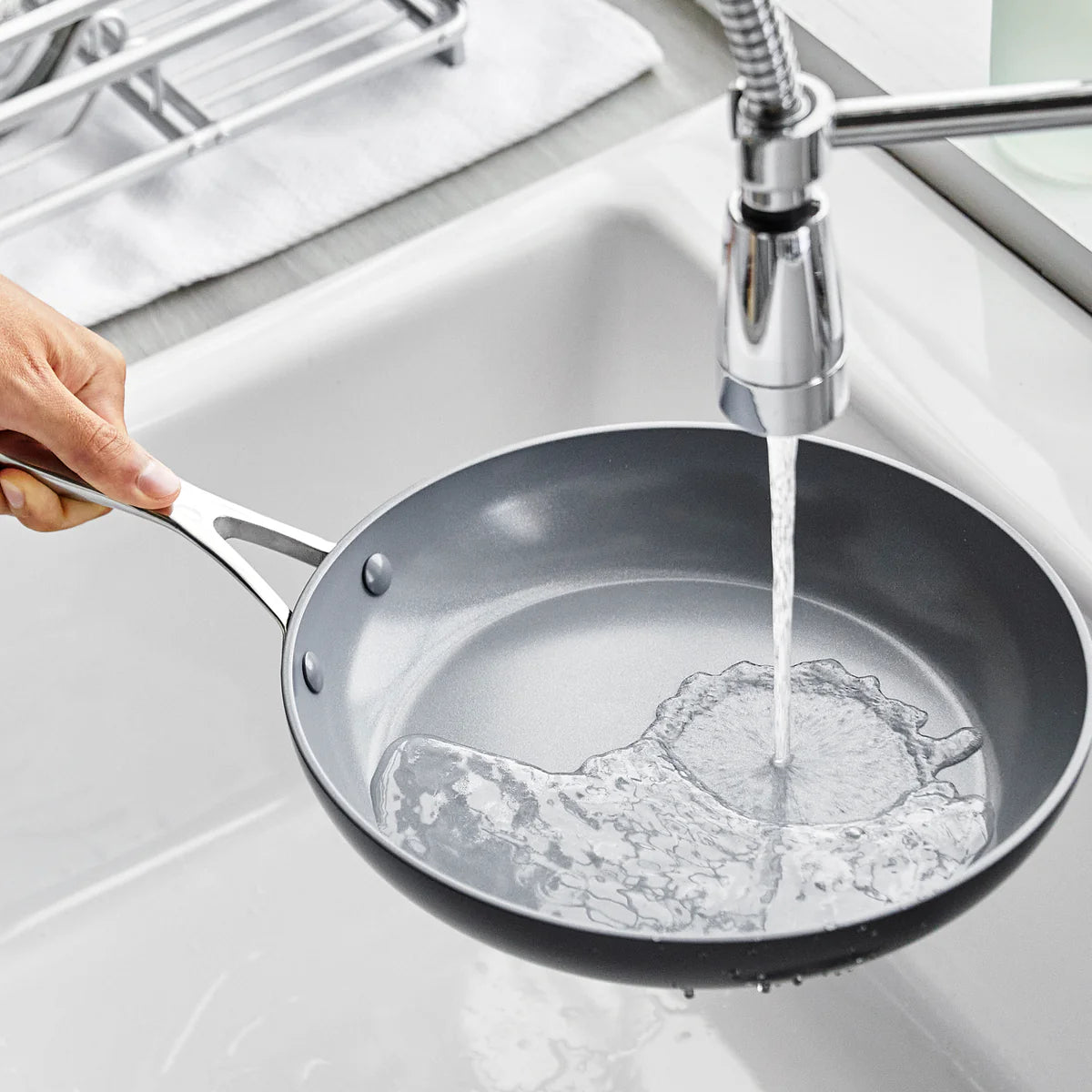 Valencia Pro Ceramic Nonstick 8" and 10" Frypan Set