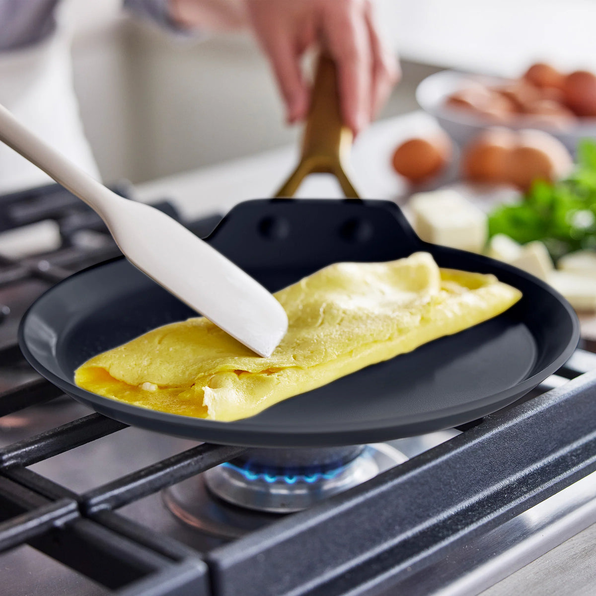 Reserve Pro Ceramic Nonstick 11-Piece Cookware Set | Black