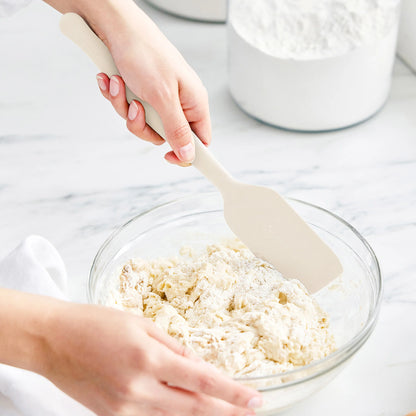 Premiere Silicone 8-Piece Utensil and Crock Set | Bisque