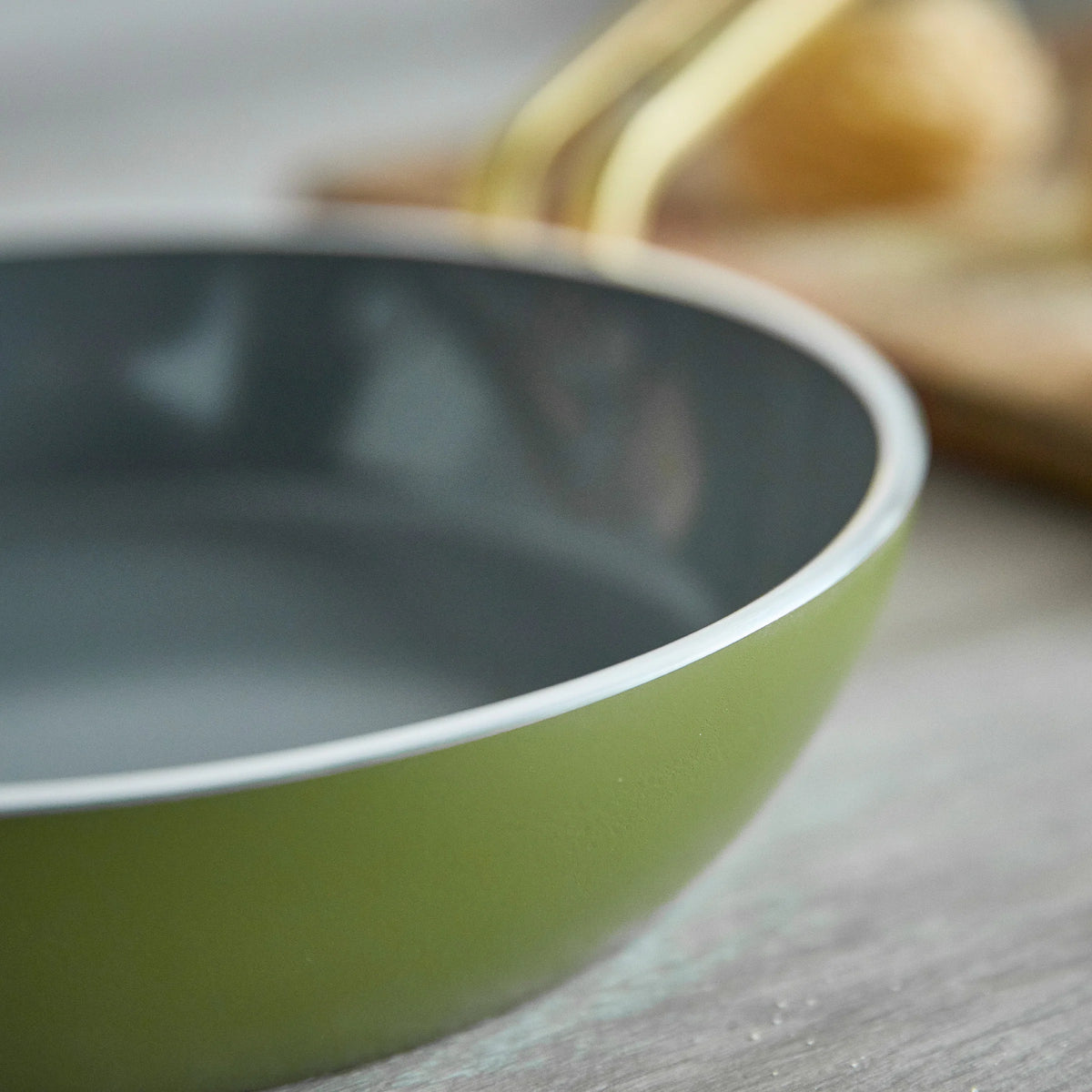 Stanley Tucci™ Ceramic Nonstick 8" and 10" Frypan Set | Tuscan Olive