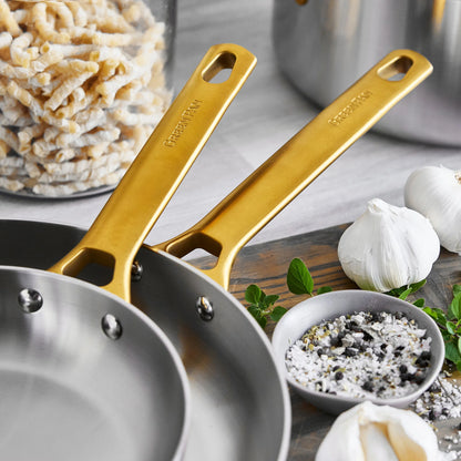 Reserve Stainless Steel 8", 10" and 12" Frypan Set