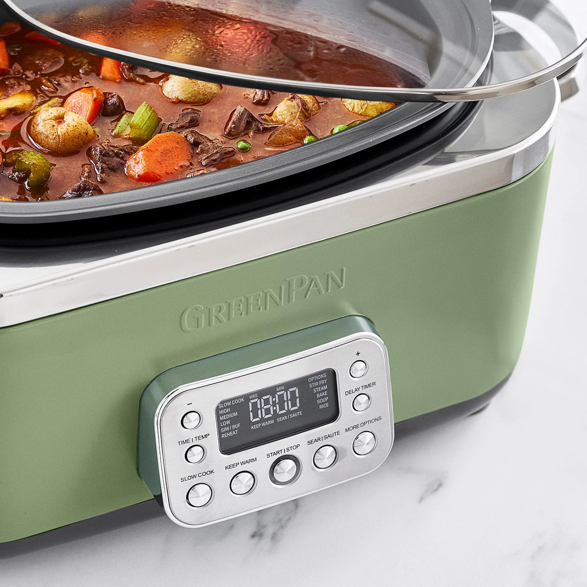 Elite 14-in-1 6-Quart Slow Cooker | Sage