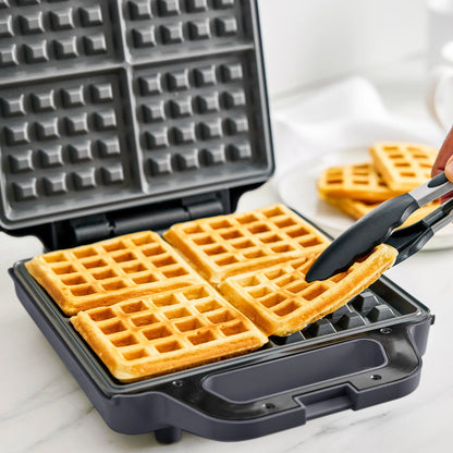 Advanced 4-Square Waffle Maker | Graphite