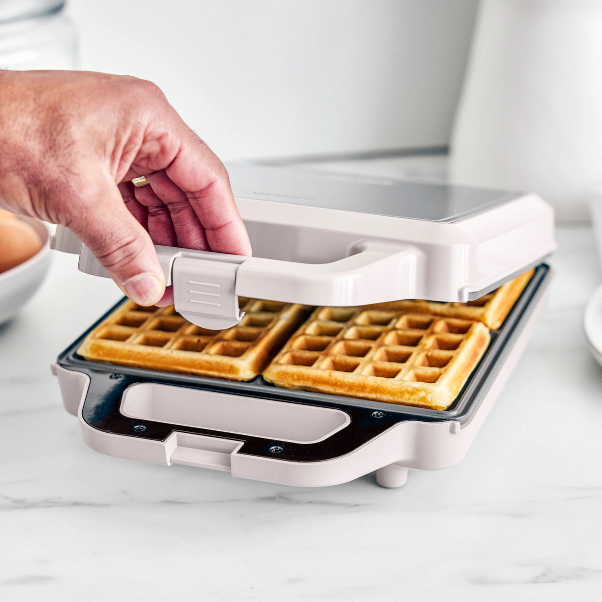 Advanced 4-Square Waffle Maker | Clay