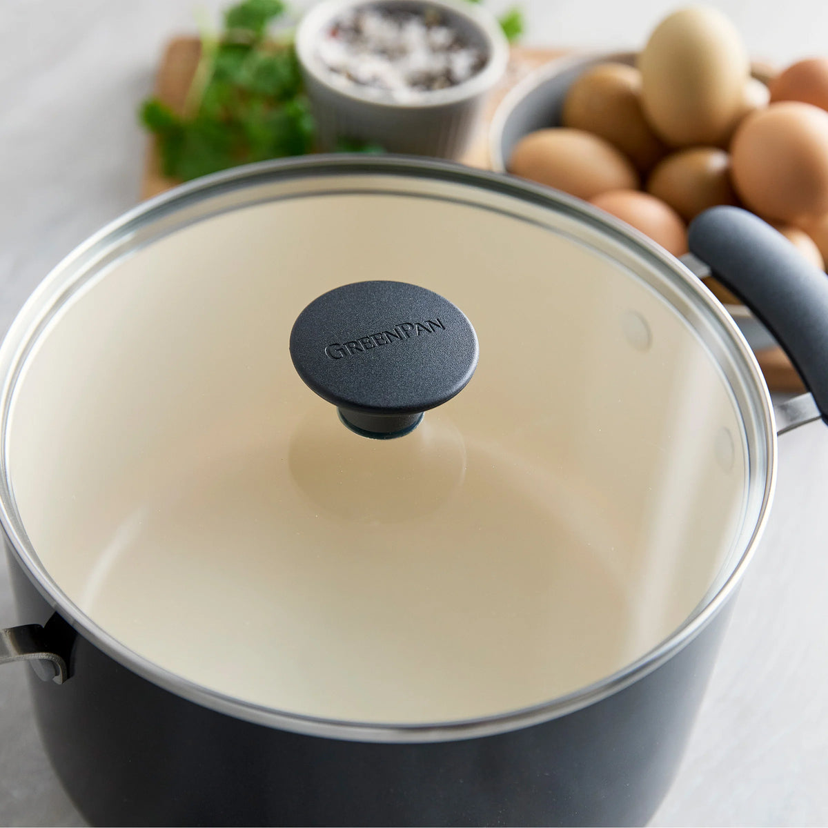 Rio Advanced Ceramic Nonstick 10-Piece Cookware Set | Black