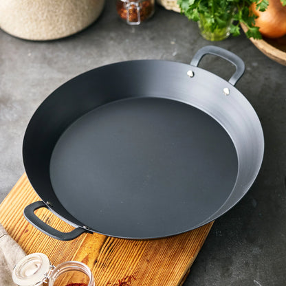 Bobby Flay by GreenPan 5-Piece Carbon Steel Set with Bobby at Home Cookbook