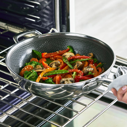 Spectra Thermobond Hybrid Ceramic Nonstick 12" Wok with Lid