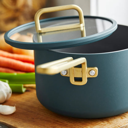 Stanley Tucci™ Ceramic Nonstick 4-Piece Chef Set | Venetian Teal