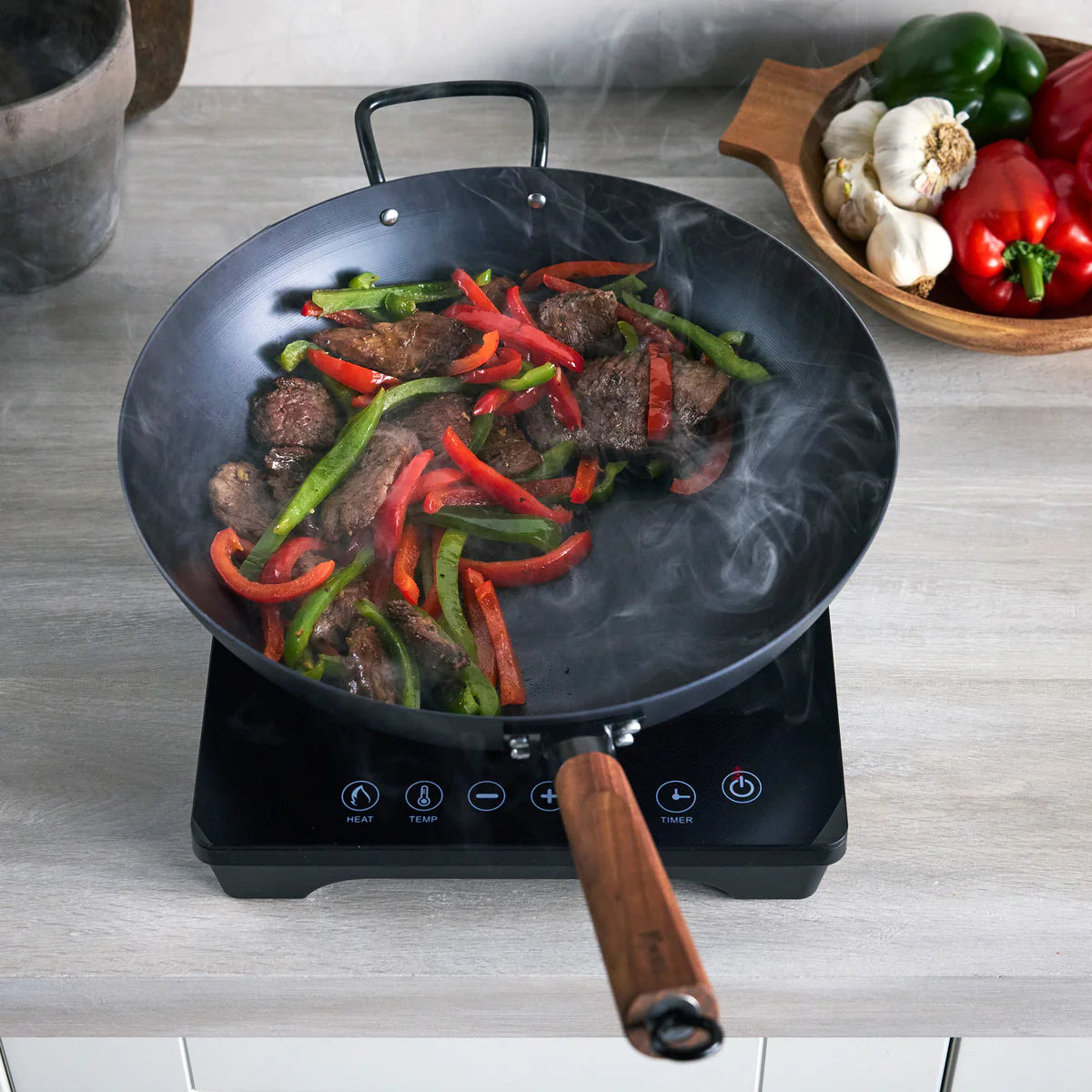 Kyoto Carbon Steel 14" Wok