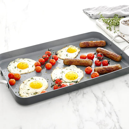 Valencia Pro Ceramic Nonstick 18" x 11" Double Burner Griddle