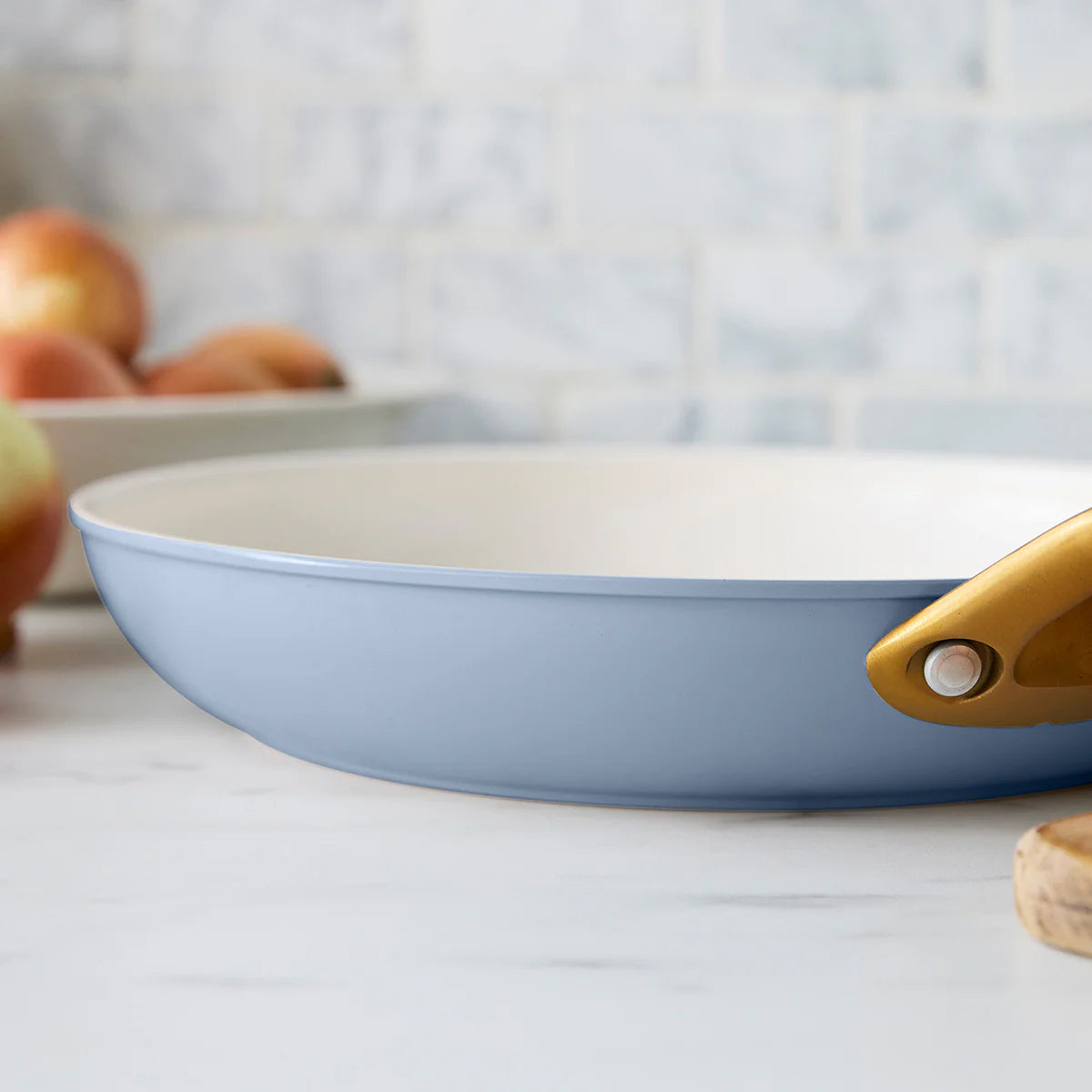 Reserve Pro Ceramic Nonstick 10" and 12" Frypan Set | Ocean