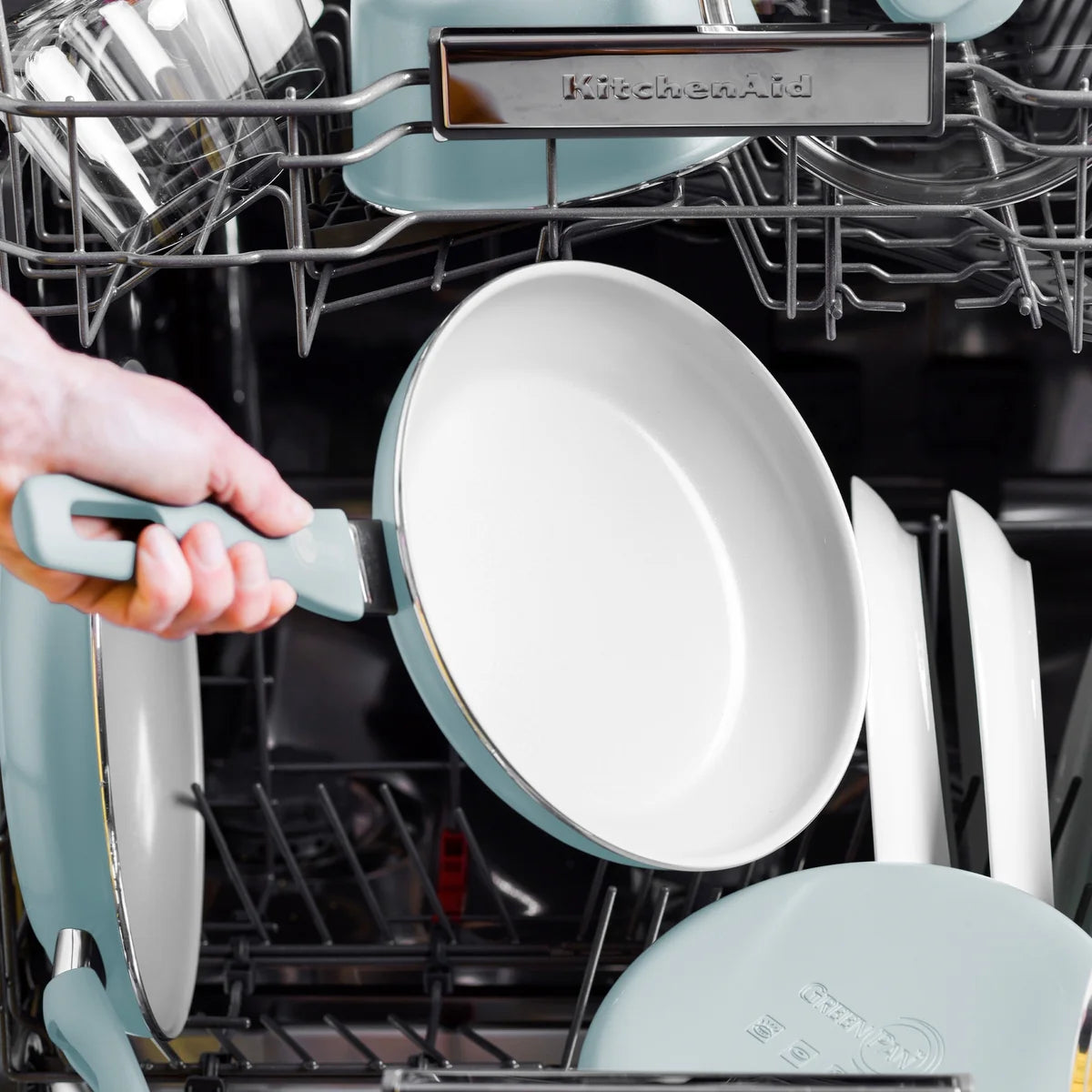 Dover Ceramic Nonstick 8" and 10" Frypan Set | Blue Haze