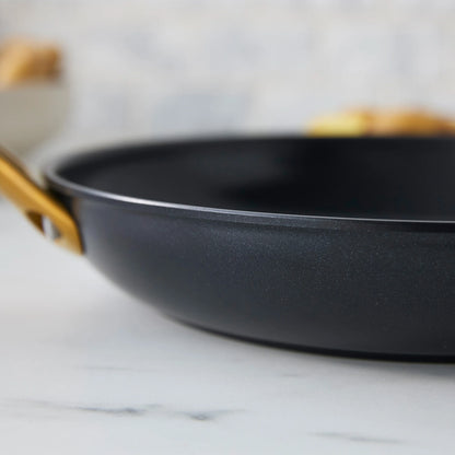 Reserve Pro Ceramic Nonstick 10" and 12" Frypan Set | Black