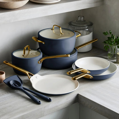 Reserve Pro Ceramic Nonstick 11-Piece Cookware Set | Twilight