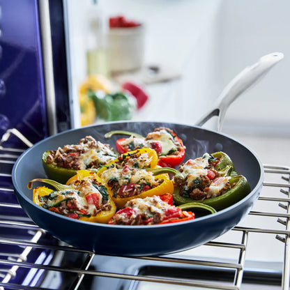 Valencia Pro Ceramic Nonstick 8", 9.5", and 11" Frypan Set | Twilight