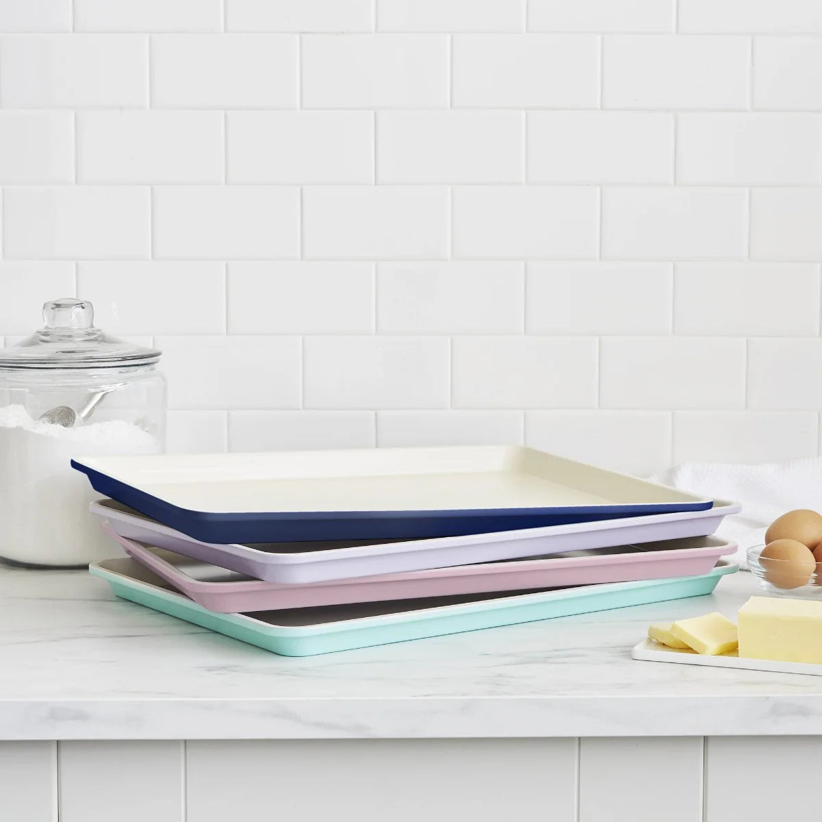 GreenLife Ceramic Nonstick 18" x 13" Cookie Sheet | Navy