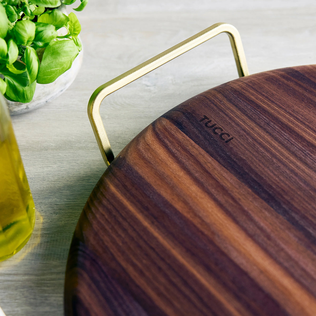 Stanley Tucci™ 20" x 18" Walnut Pizza & Serving Board