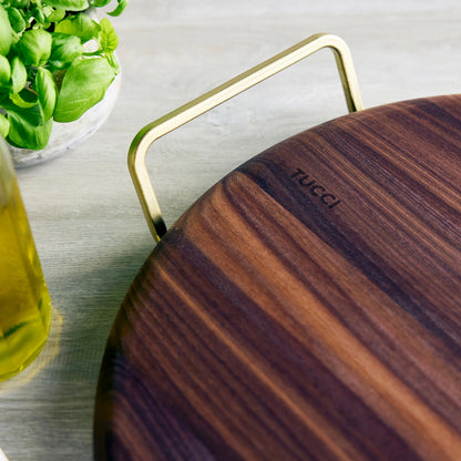Stanley Tucci™ 20" x 18" Walnut Pizza & Serving Board