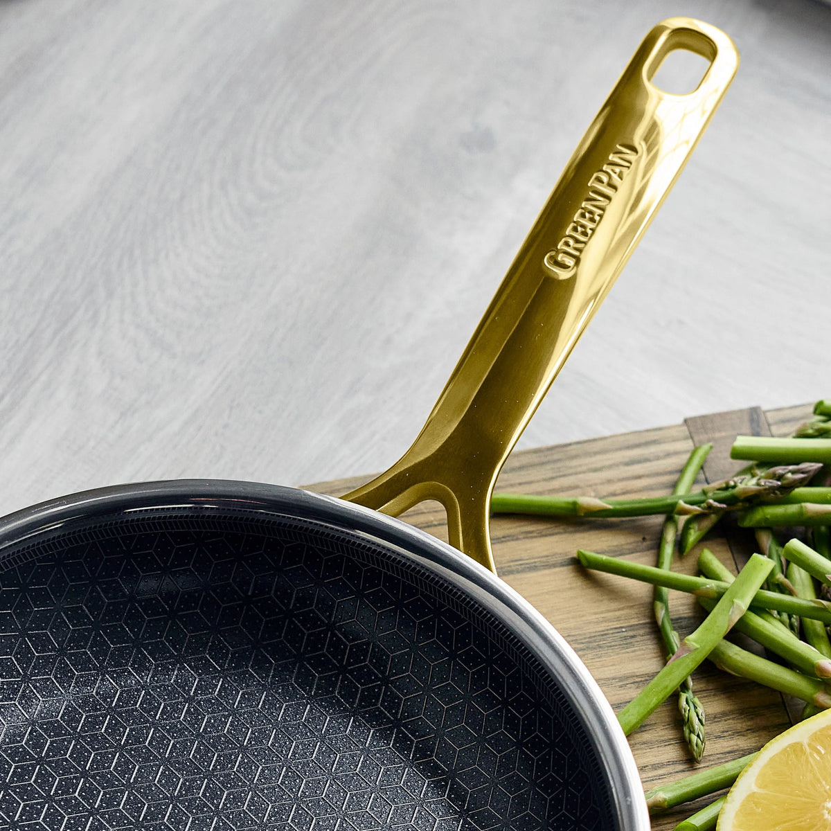 Spectra Gold Thermobond Hybrid Ceramic Nonstick 8", 10" and 12" Frypan Set
