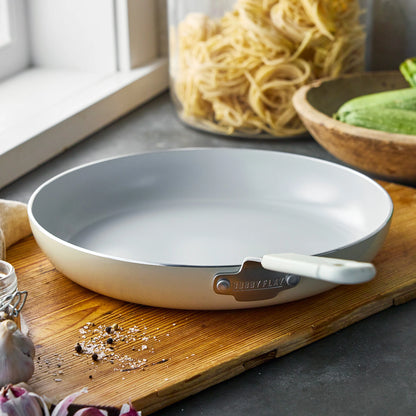 Bobby Flay by GreenPan Professional Ceramic Nonstick 12" Frypan | Cream