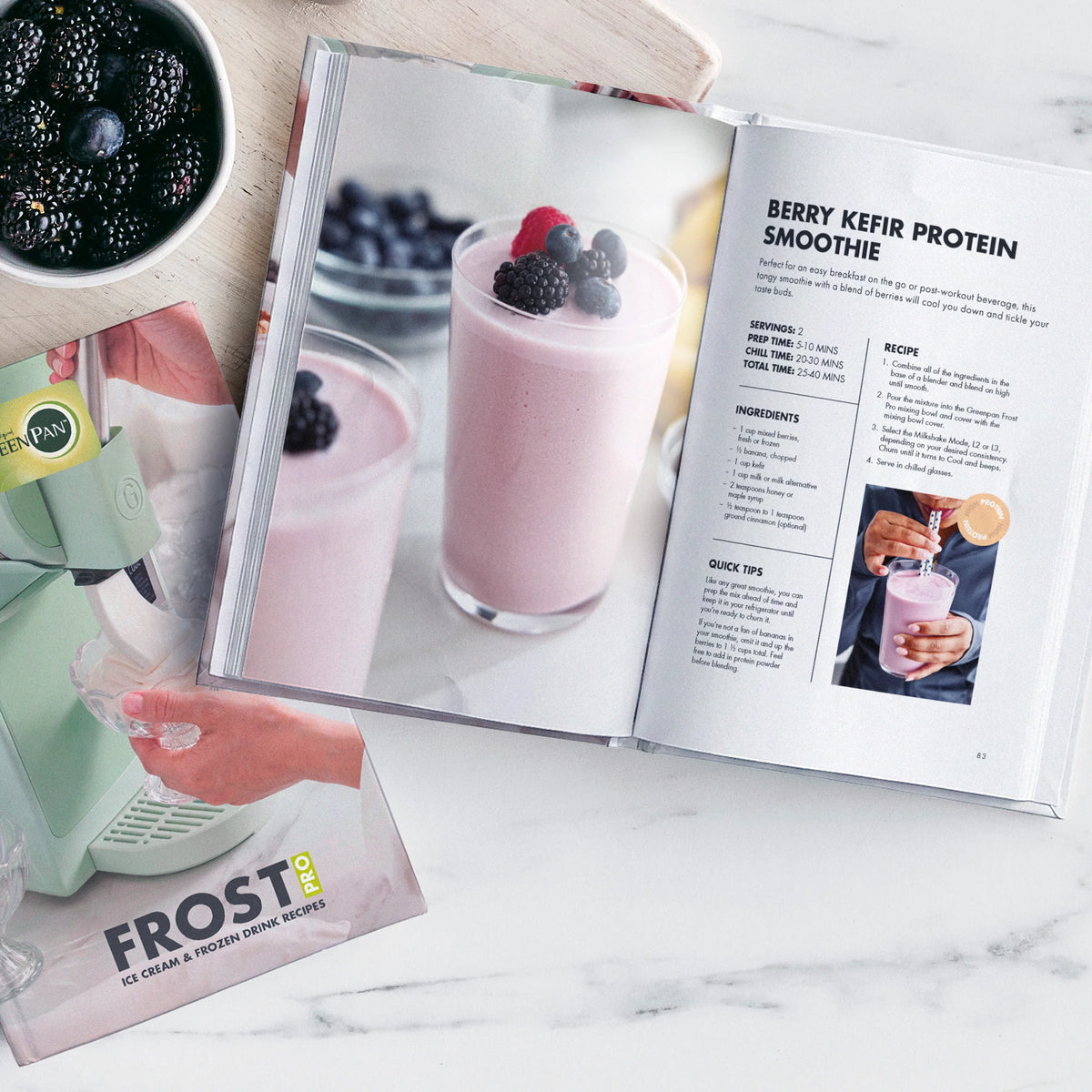 Frost Pro Ice Cream, Gelato & Frozen Drink Recipe Book