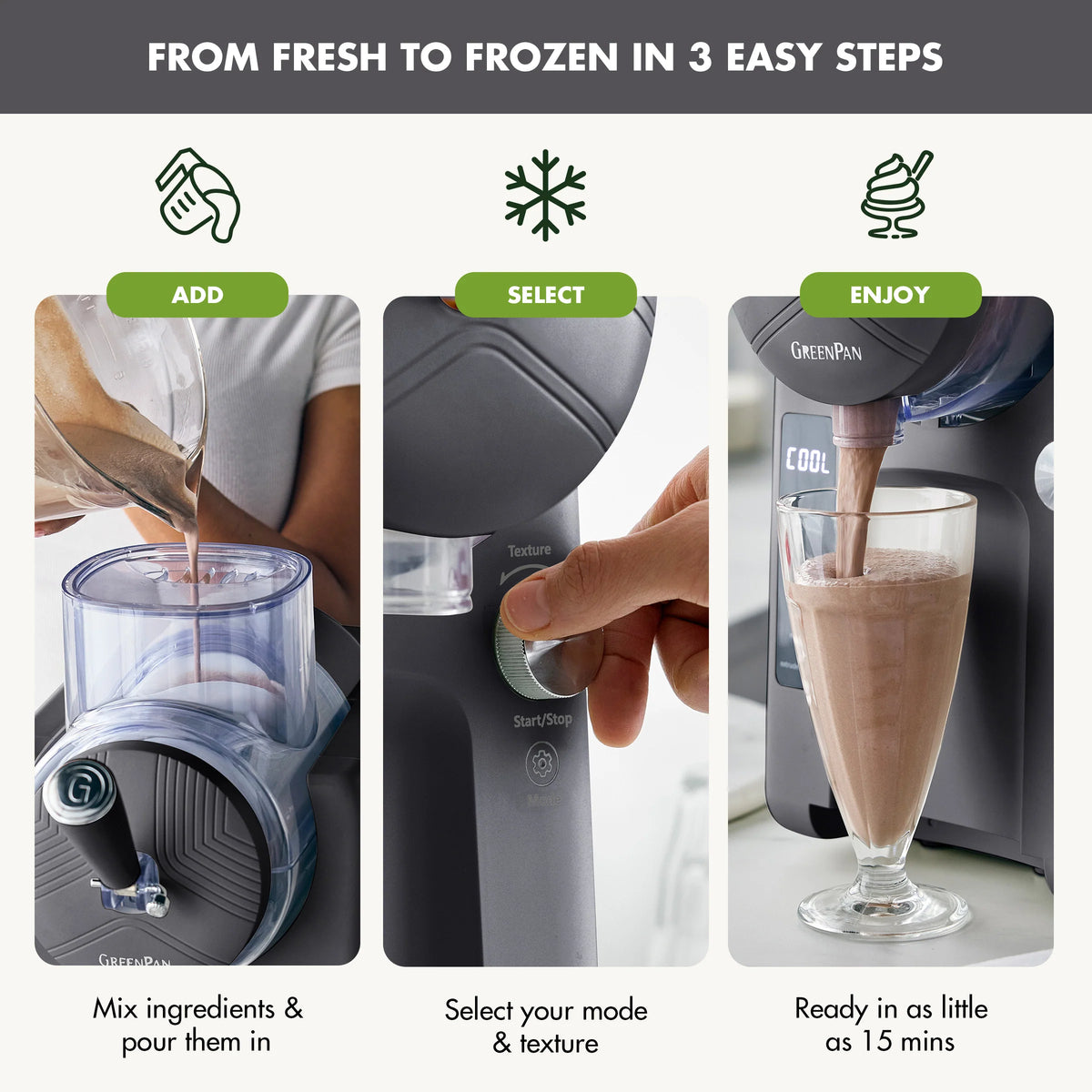 Frost Classic 15-in-1 Ice Cream & Frozen Drink Maker | Licorice