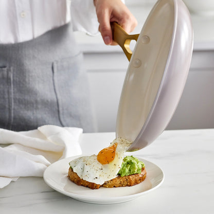 Reserve Pro Ceramic Nonstick 10" and 12" Frypan Set | Oyster
