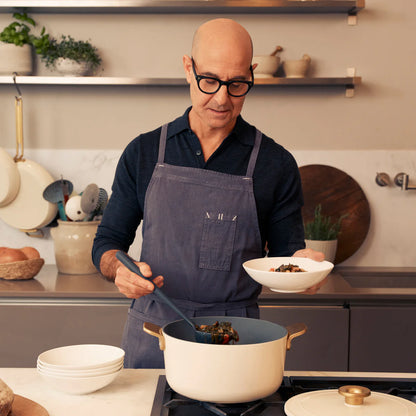 Stanley Tucci™ Ceramic Nonstick 6.5-Quart Dutch Oven | Carrara White