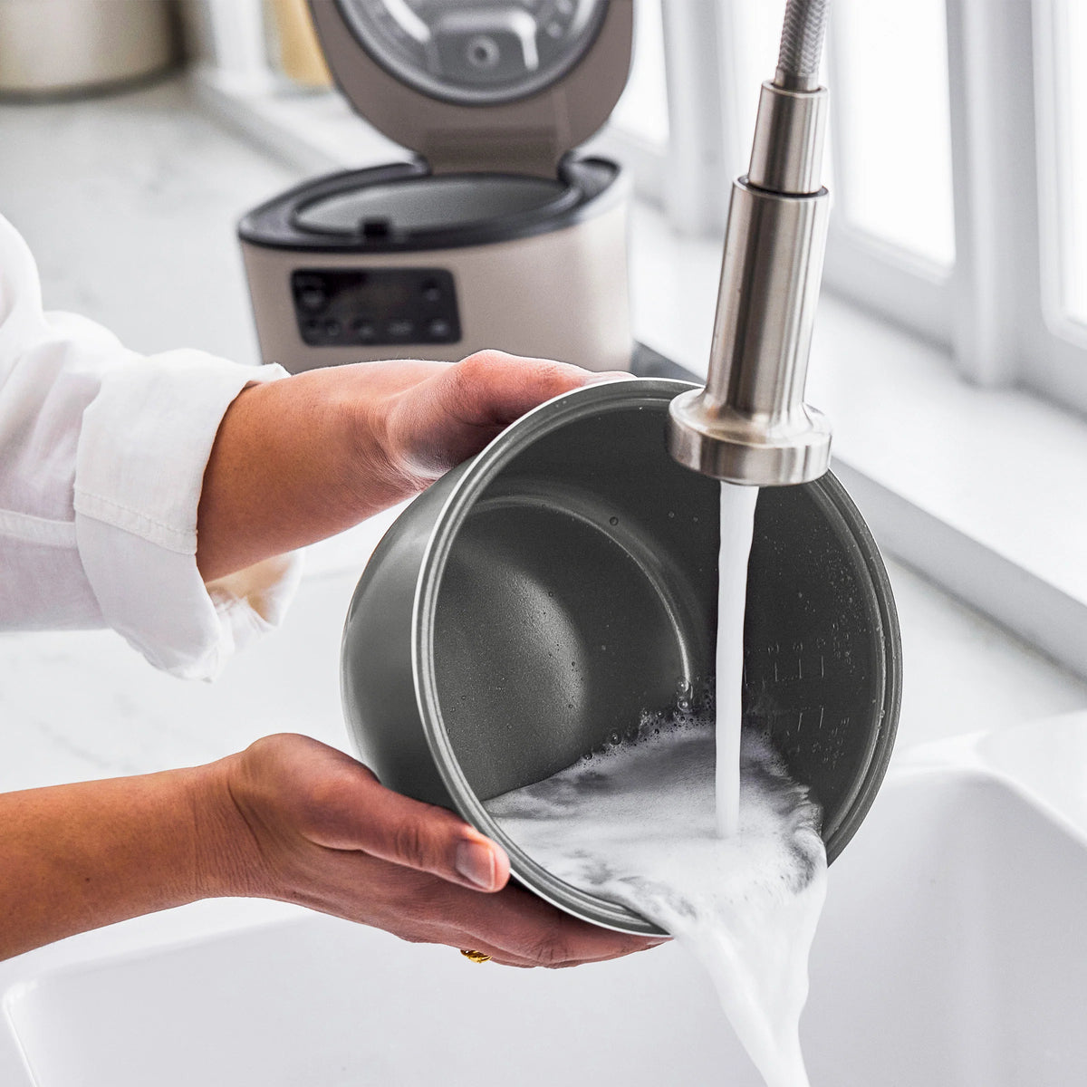 Advanced 8-Cup Rice Cooker | Clay