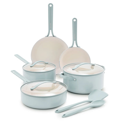 Nova Gallery Ceramic Nonstick 10-Piece Cookware Set | Coastline