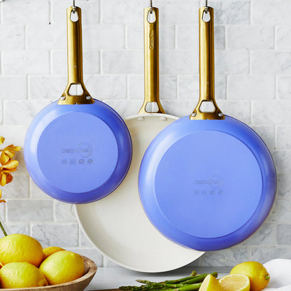 Reserve Ceramic Nonstick 8", 10" and 12" Frypan Set | Wisteria