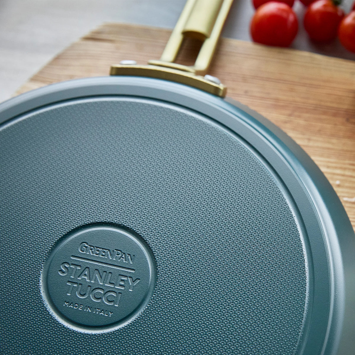 Stanley Tucci™ Ceramic Nonstick 10" Crepe and Omelette Pan | Venetian Teal