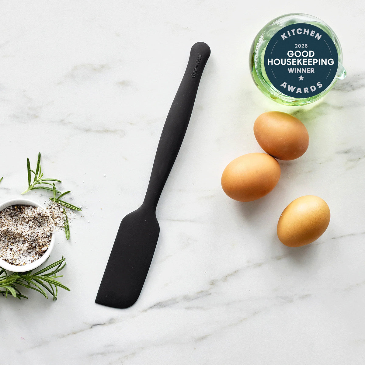 Premiere Silicone Small Jar Scraper | Black