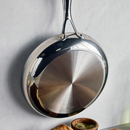 Valencia Pro Stainless Steel Uncoated 12" Frypan