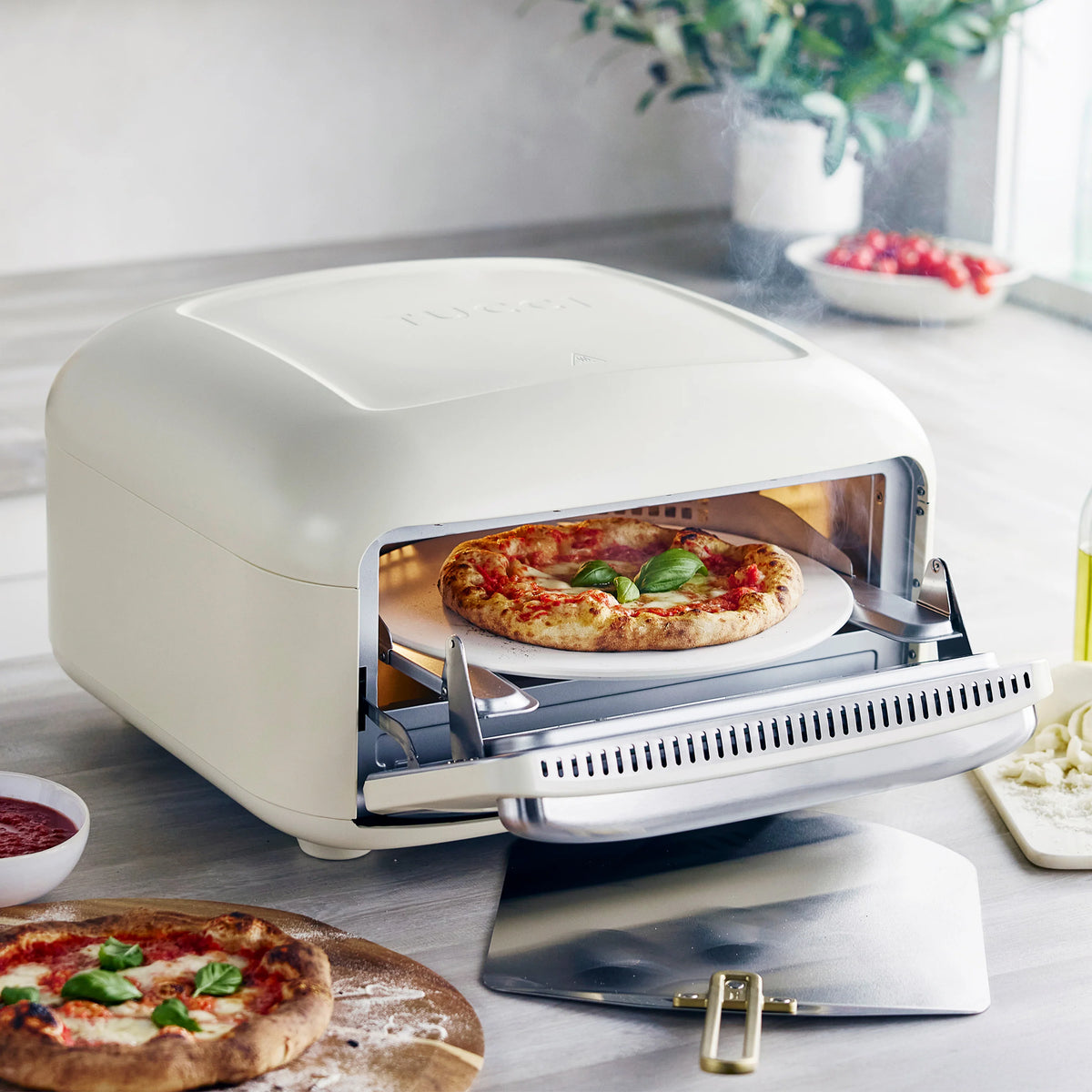 Stanley Tucci™ Indoor and Outdoor Pizza Oven | Carrara White