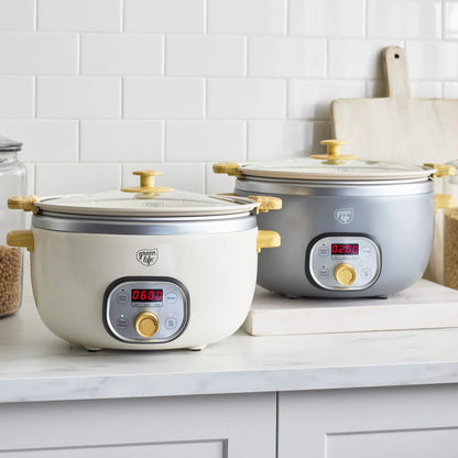 GreenLife Healthy 6-Quart Slow Cooker | Cream