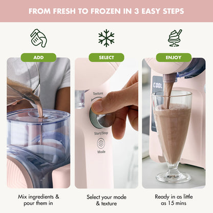 Frost Classic 15-in-1 Ice Cream & Frozen Drink Maker | Cotton Candy