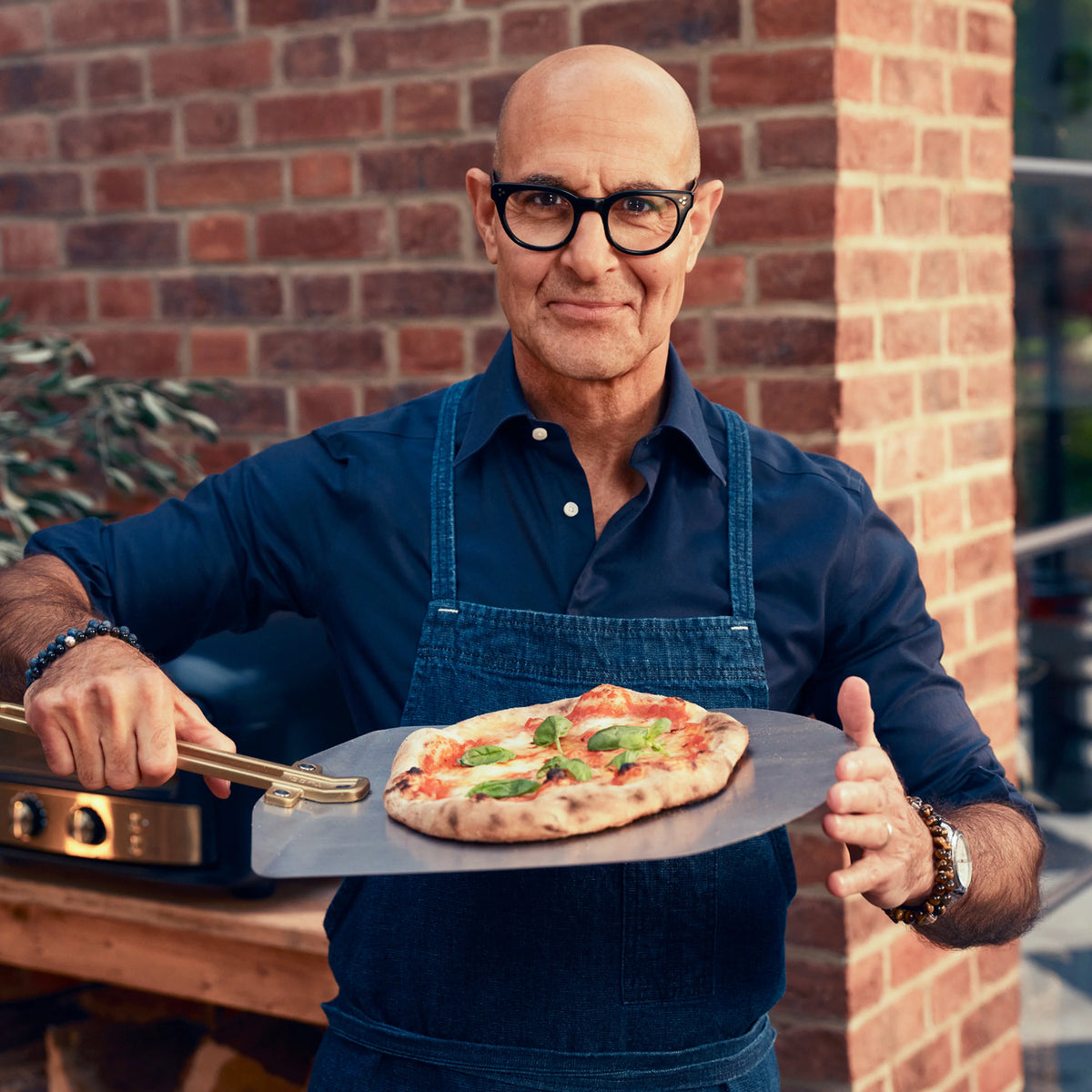 Stanley Tucci™ Indoor and Outdoor Pizza Oven | Marino Blue
