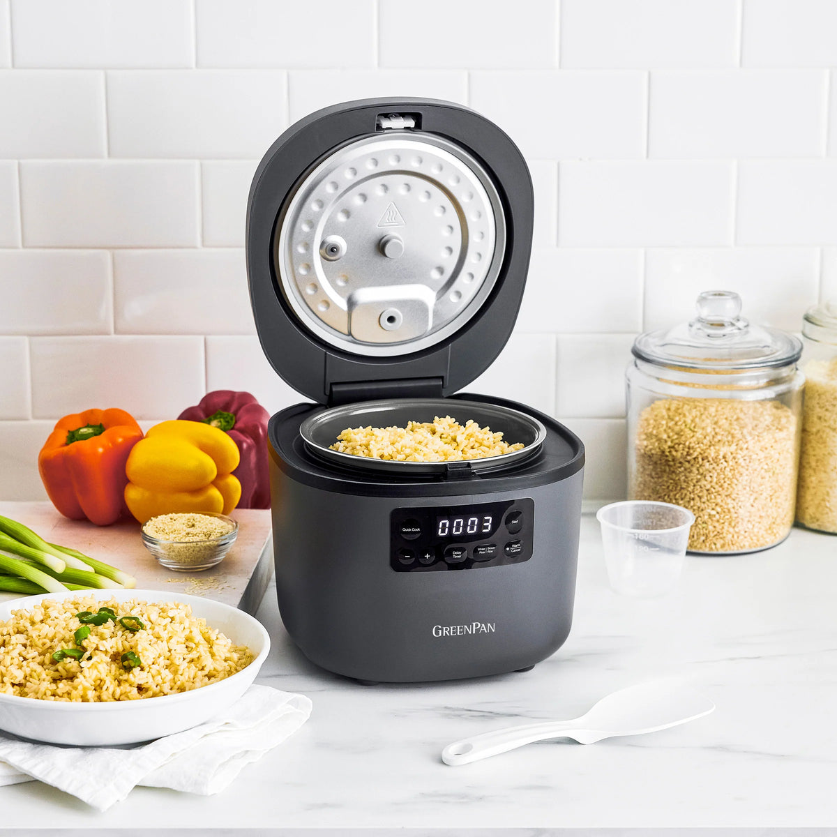Advanced 8-Cup Rice Cooker | Graphite
