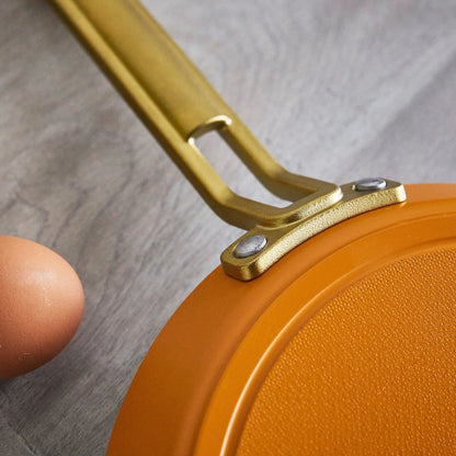 Stanley Tucci™ Ceramic Nonstick 10" Crepe and Omelette Pan | Roma Gold