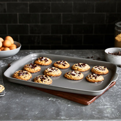 Premiere Ovenware Ceramic Nonstick 18" x 13" Half Sheet Pan | Gray