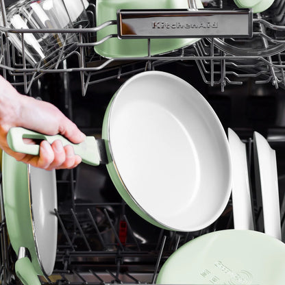 Dover Ceramic Nonstick 12-Piece Cookware Set | Pastel Green