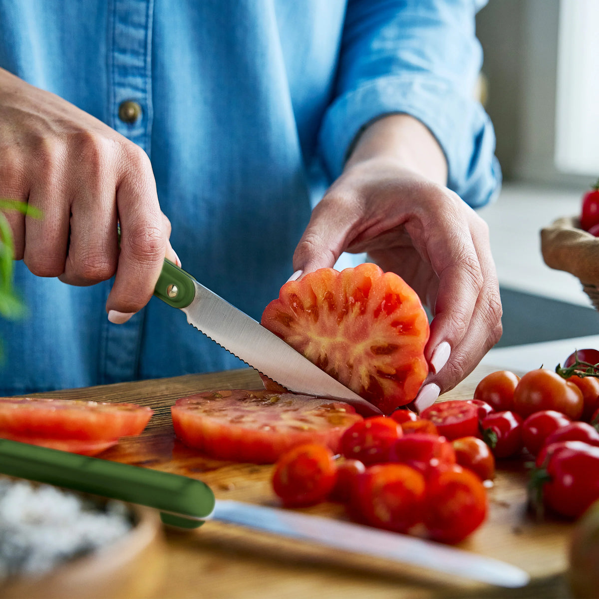 Stanley Tucci™ 2-Piece Prep Knife Set | Tuscan Olive